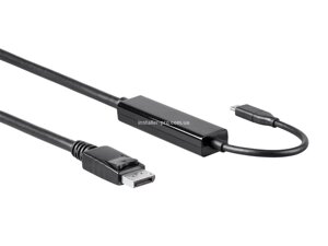 MP24443 Кабель USB Type-C до DisplayPort 3.1 - 5 Гбіт / с, активний, 4K при 60 Гц, довжина - 0,90 м