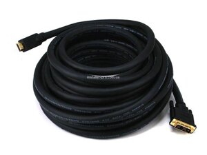 MP2810 Стандартний кабель HDMI - DVI (Single Link), 24AWG, довжина 15.20 м