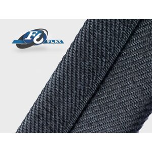 Techflex F6Z1.00BK Flexo F6 Flat Розмір 24.5 мм., плоска тканинна захисна кабельне обплетення