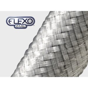 Techflex FFN0.25CL Flexo 6 Mil Розмір 6.35 mm, надтонка і хімічно стійка кабельне обплетення