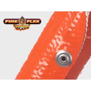 Techflex FIS1.00RD FireFlex Snap Wrap Обплетення створює захист від високих температур до 260°C, розмір - 25.4 mm