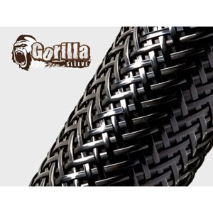 Techflex NHN1.00BK Gorilla Sleeve Розмір 25.4 mm, кабельна оплетка з плоских нейлонових ниток