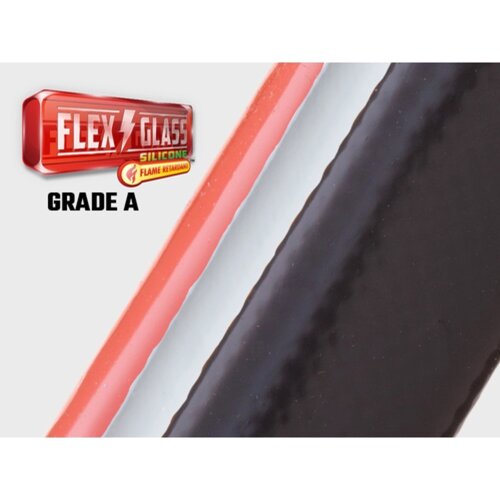 Techflex SFA1.00 FR Silicone Flex Glass - Grade A Обплетення вогнестійке, скловолокно з силіконовим покриттям, розмір -