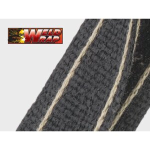 Techflex WWN3.50BK Weld Wrap Чохол для зварювальних шлангів зі скловолокна, розмір - 88.9 mm