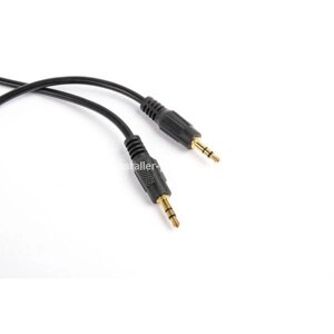UC72-0050BK Аудіо кабель 3.5 мм stereo jack - 3.5 мм stereo jack, довжина 0.5 м