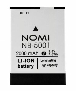 Акумулятор Nomi i5001 EVO M3 / NB-5001 (2000 mAh) 12 міс. гарантії