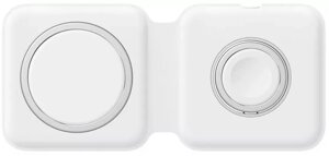 Бездротовий (індукційний) зарядний пристрій Apple MagSafe Duo Charger OEM HQ Copy white