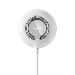 Бездротовий зарядний пристрій iWalk Crazy Cable Mag White (MCC010)