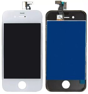 Дисплей Apple iPhone 4 з тачскріном і рамкою, TFT), White