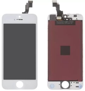 Дисплей Apple iPhone 5S, SE з тачскріном і рамкою, IPS), White