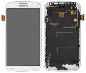 Дисплей Samsung Galaxy S4 з тачскріном і рамкою, OLED), White