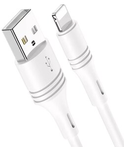 USB Кабель Borofone BX43 Lightning Cable 2.4A White