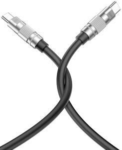 USB PD кабель XO NB-Q228B 60W 1.2M USB type-C - type-C cable