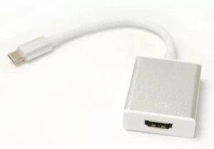 Відео перехідник (адаптер) PowerPlant USB Type C - HDMI female, 0.15m (KD00AS1272)