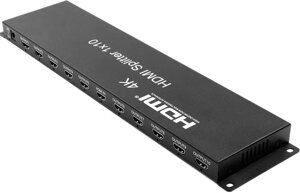 Відео спліттер PowerPlant HDMI 1x10 3D 4K F-F (CA912506)