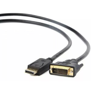 Відеокабель cablexpert display port to DVI 24+1pin 1.8m (CC-DPM-DVIM-1.8м/CC-DPM-DVIM-6)