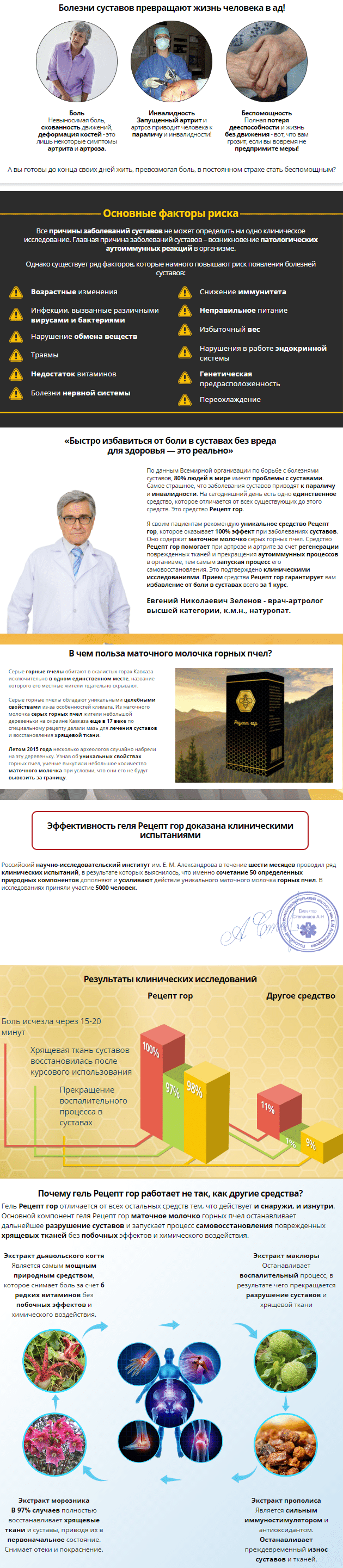 Гель Рецепт гор от боли в суставах купить в Москве на PromPortal.Su  (ID#98199061)