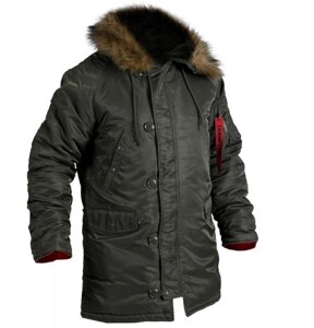 Куртка зимова Slim Fit Аляска N-3B Olive S
