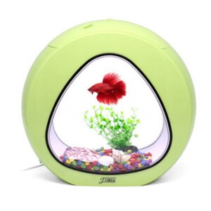 Міні акваріум 3 в 1 SunSun Aquarium LED YA-01 Green