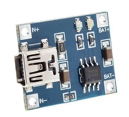 Контролер заряду на TP4056 вхід mini USB - характеристики