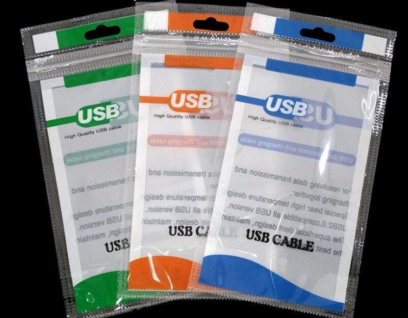 Пакет для пакування USB кабелю 160х85 мм - знижка