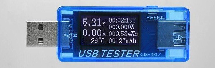 KWS-MX17 USB тестер струму, напруги, потужності і заряду - роздріб