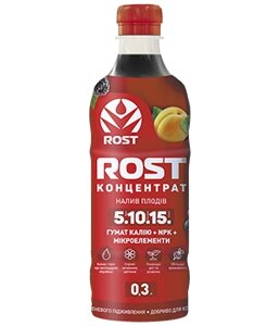 Органо-Мінеральне Добриво Rost (Рост) Концентрат 5.10.15, 0.3 л в Київській області от компании AgroSemka