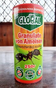 Засіб інсектицидний Global гранули від мурах 250г