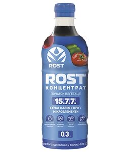 Органо-мінеральне добриво Rost Концентрат 15:7:7 - 0.3 л в Київській області от компании AgroSemka