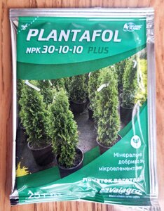 Plantafol ( Плантафол) Мінеральне добриво, 25 г, NPK 30-10-10, Valagro