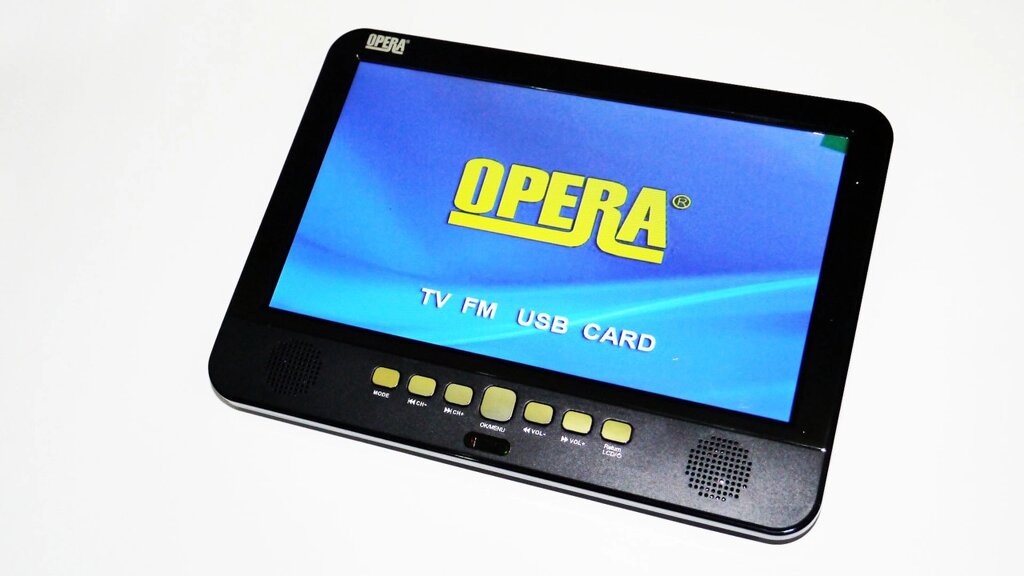 10" Портативний TV Opera NS-1001 USB+SD (без батареї) від компанії АВТОСТИЛЬ - фото 1