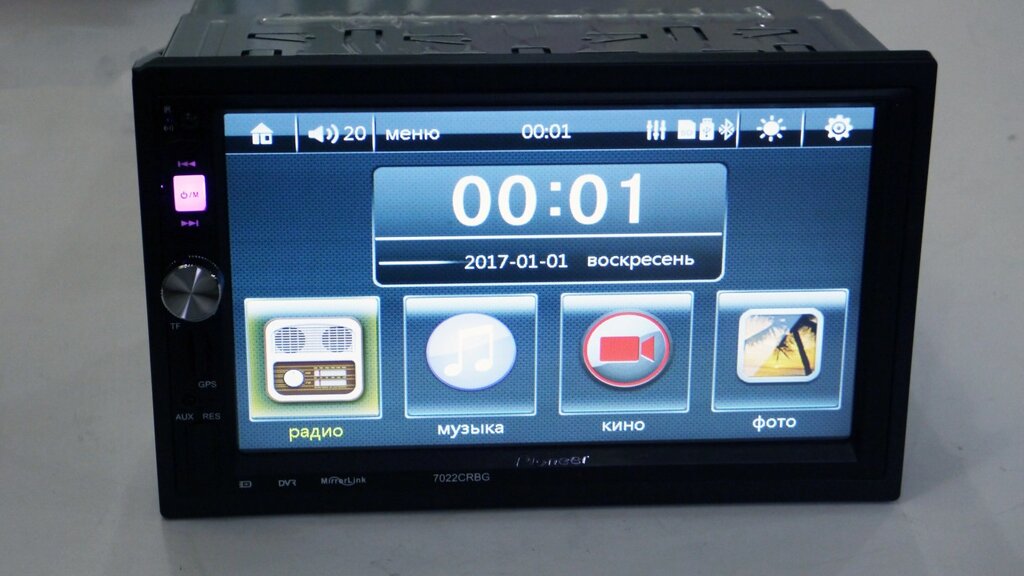 2din 7022 CRBG GPS Автомагнітола USB+SD+Bluetooth від компанії АВТОСТИЛЬ - фото 1