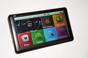 7 GPS навігатор 7004 - 8Gb / 800MHz / IGO + Navitel + CityGuide Европа карти 2023р Вантажівка