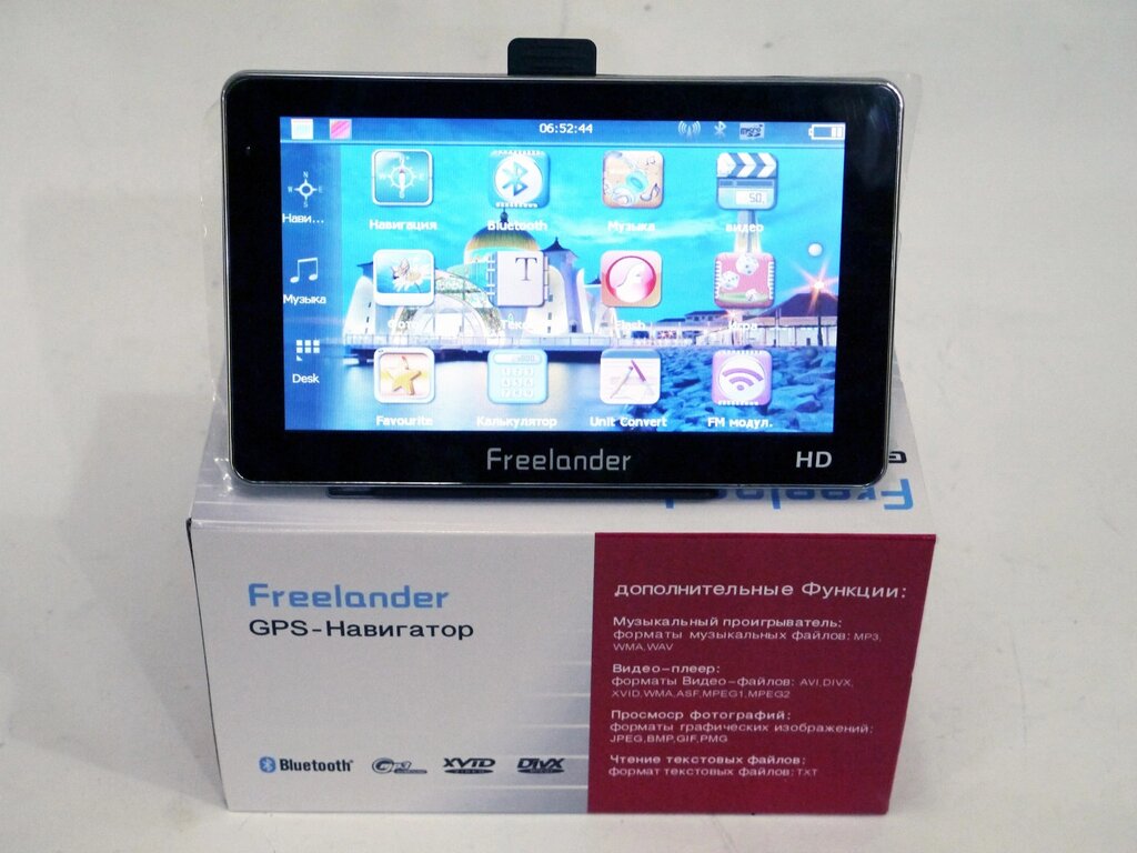 7" GPS навігатор Freelander 7033 4Gb Bluetooth +AV-in+ IGO+Navitel+CityGuide від компанії АВТОСТИЛЬ - фото 1