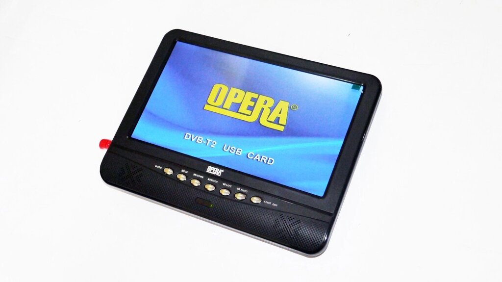 9,5" TV Opera 901 Портативний телевізор з Т2 USB SD від компанії АВТОСТИЛЬ - фото 1