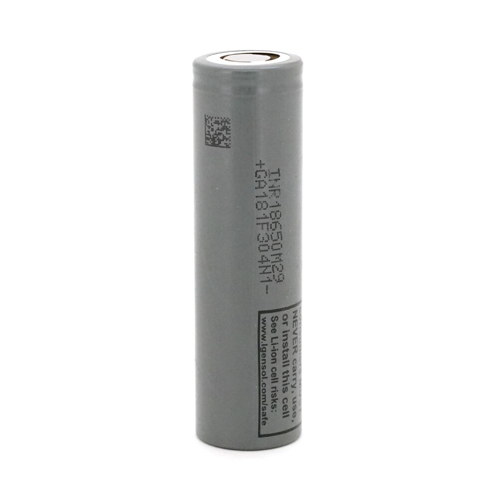 Акумулятор 18650 Li-Ion LG INR18650M29 (LG M29), 2850mAh, 6A, 4.2/3.67/2.5V, Gray від компанії АВТОСТИЛЬ - фото 1