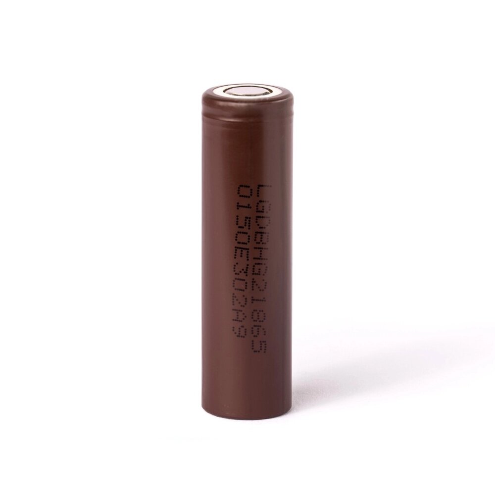 Акумулятор 18650 Li-Ion LG LGDBHG21865, 3000mAh, 20A, 4.2/3.6/2.5V, BROWN, 2 шт в упаковці, ціна за 1 шт від компанії АВТОСТИЛЬ - фото 1