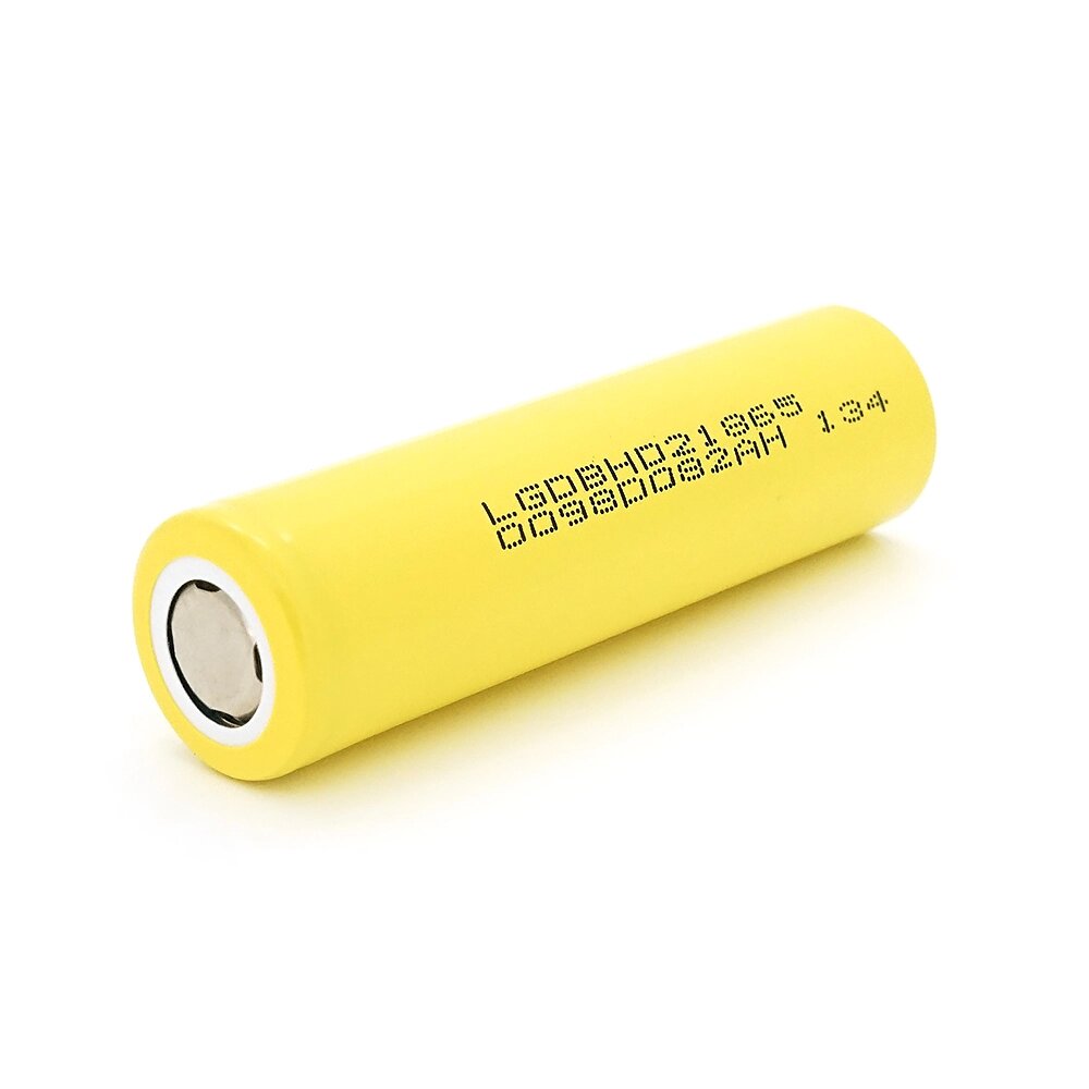 Акумулятор 18650 Li-Ion LGHD2 LGDBHE41865 (LGHD2), 3000mAh, 20A, 4.2V, Yellow, 2 шт. в упаковці, ціна за 1 шт від компанії АВТОСТИЛЬ - фото 1