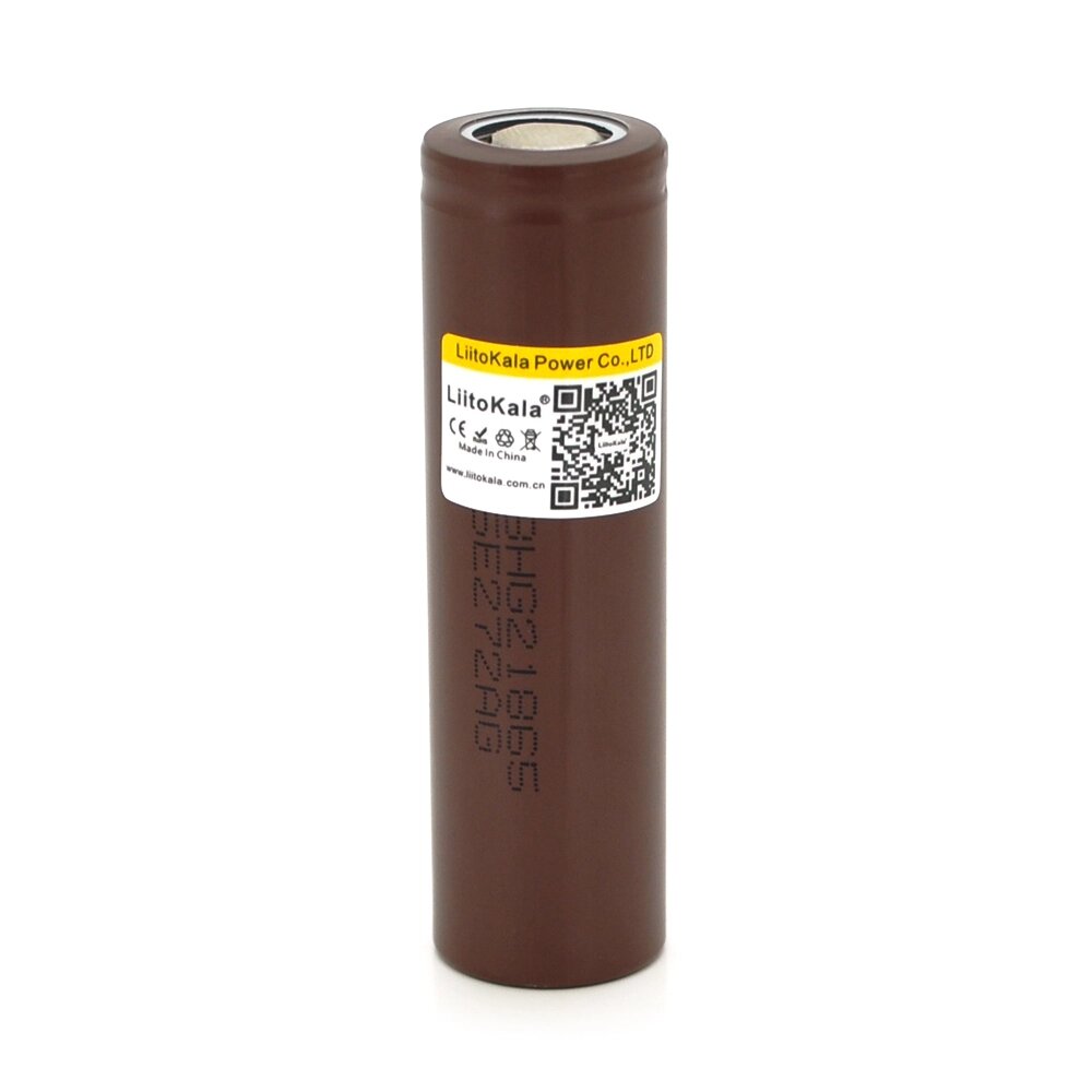 Акумулятор 18650 Li-Ion LiitoKala Lii-HG2, 3000mah (2850-3000mah), 30A, 3.7V (2.75-4.2V), Brown, PVC BOX від компанії АВТОСТИЛЬ - фото 1