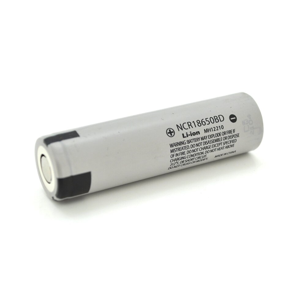 Акумулятор 18650 Li-Ion Panasonic NCR18650BD, 3200mAh, 10A, 4.2/3.6/2.5V, Gray від компанії АВТОСТИЛЬ - фото 1