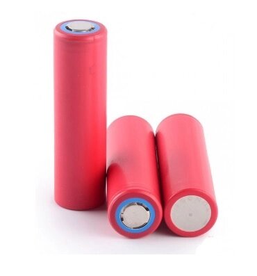 Акумулятор 18650 Li-Ion Sanyo UR18650GA, 3500mAh, 10A, 4.2 / 3.6 / 2.5V, Red, 2 шт. в упаковці, ціна за 1 шт від компанії АВТОСТИЛЬ - фото 1