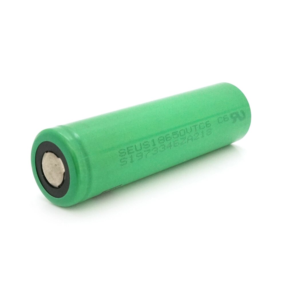 Акумулятор 18650 Li-Ion Sony US18650VTC6, 3000mAh, 20A, 4.2 / 3.6 / 2.5V, GREEN, 2 шт в упаковці, ціна за 1 шт від компанії АВТОСТИЛЬ - фото 1