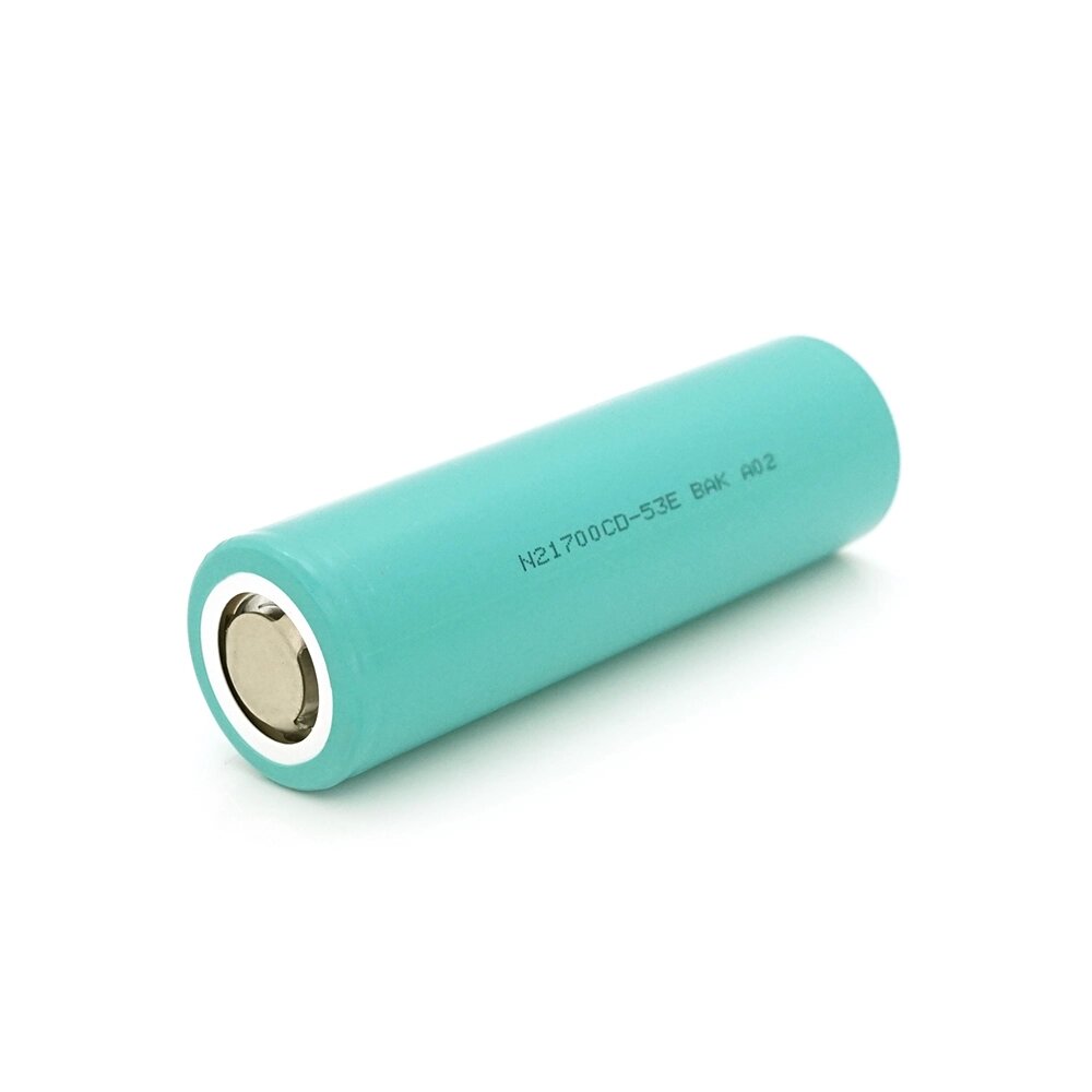 Акумулятор 21700 Li-Ion BAK N21700CD 5300mAh, 15A, 4.2/3.6/2.5V, Gray від компанії АВТОСТИЛЬ - фото 1