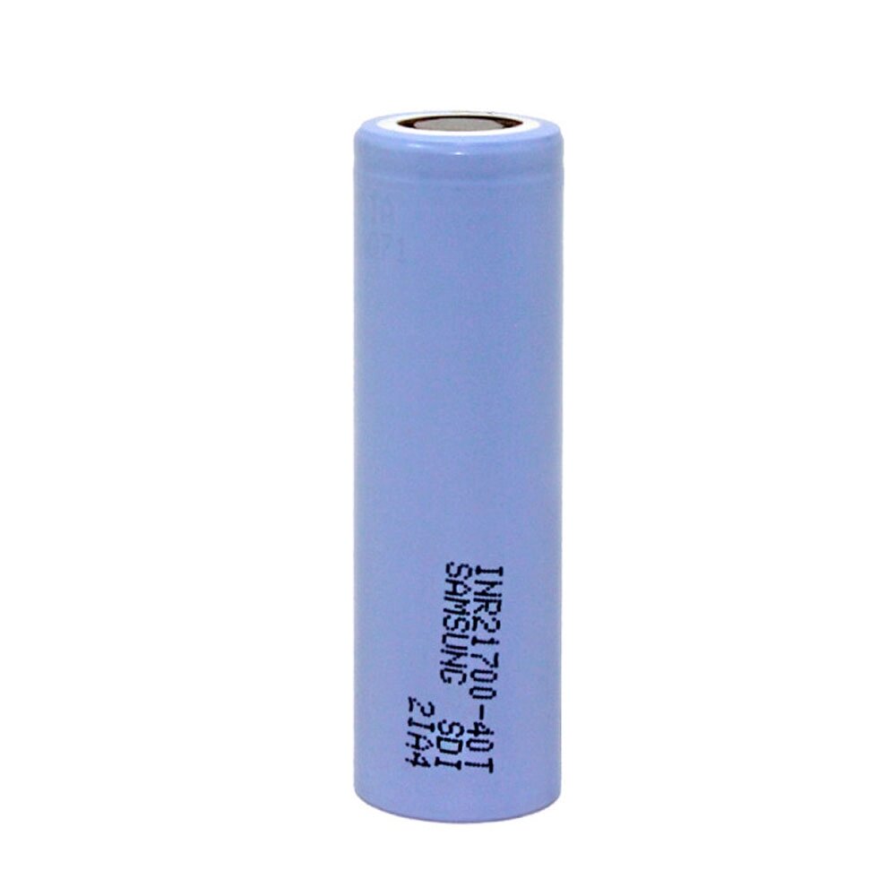 Акумулятор 21700 Li-Ion Samsung INR21700-40T 4000mAh, 35A, 4.2/3.6/2.5V, 2 шт. в упаковці, ціна за 1 шт від компанії АВТОСТИЛЬ - фото 1