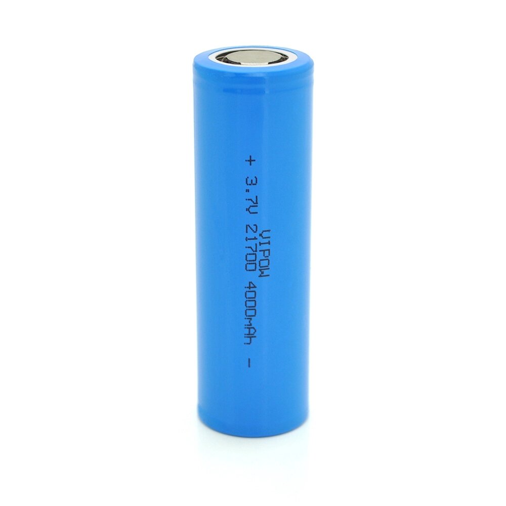 Акумулятор 21700 Li-Ion Vipow ICR21700 FlatTop, 4000mAh, 3.7V, Blue Q50/500 від компанії АВТОСТИЛЬ - фото 1