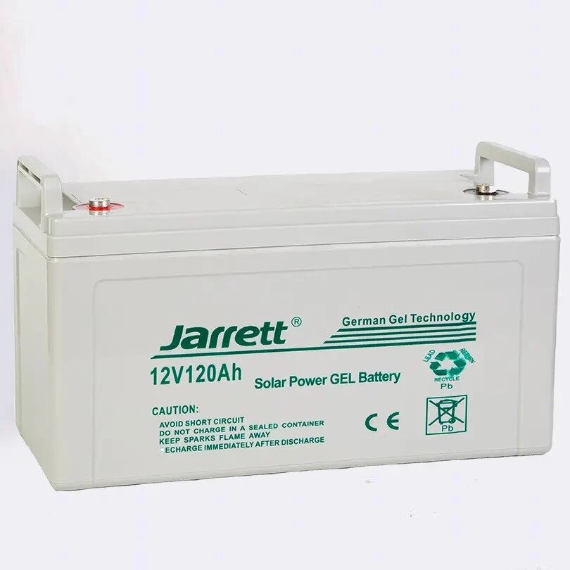 Акумулятор гелевий 120 Ah 12 V Jarrett GEL Battery (гелевий акумулятор 120 ампер) від компанії АВТОСТИЛЬ - фото 1