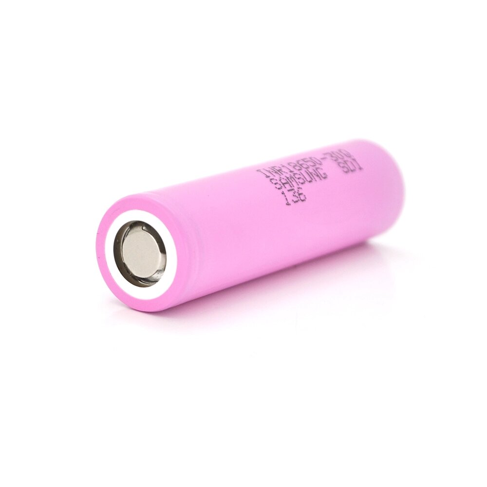 Акумулятор Li-Ion 18650 Samsung INR18650-30Q, 3000mAh, 15A, 4.2/3.6/2.5V, PINK, 2 шт в упаковці, ціна за 1 шт від компанії АВТОСТИЛЬ - фото 1