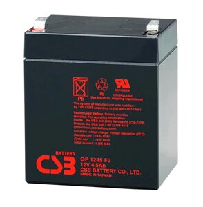 Акумуляторна батарея CSB GP1245F2, 12V 4.5Ah (90х70х100 (108 Q10)