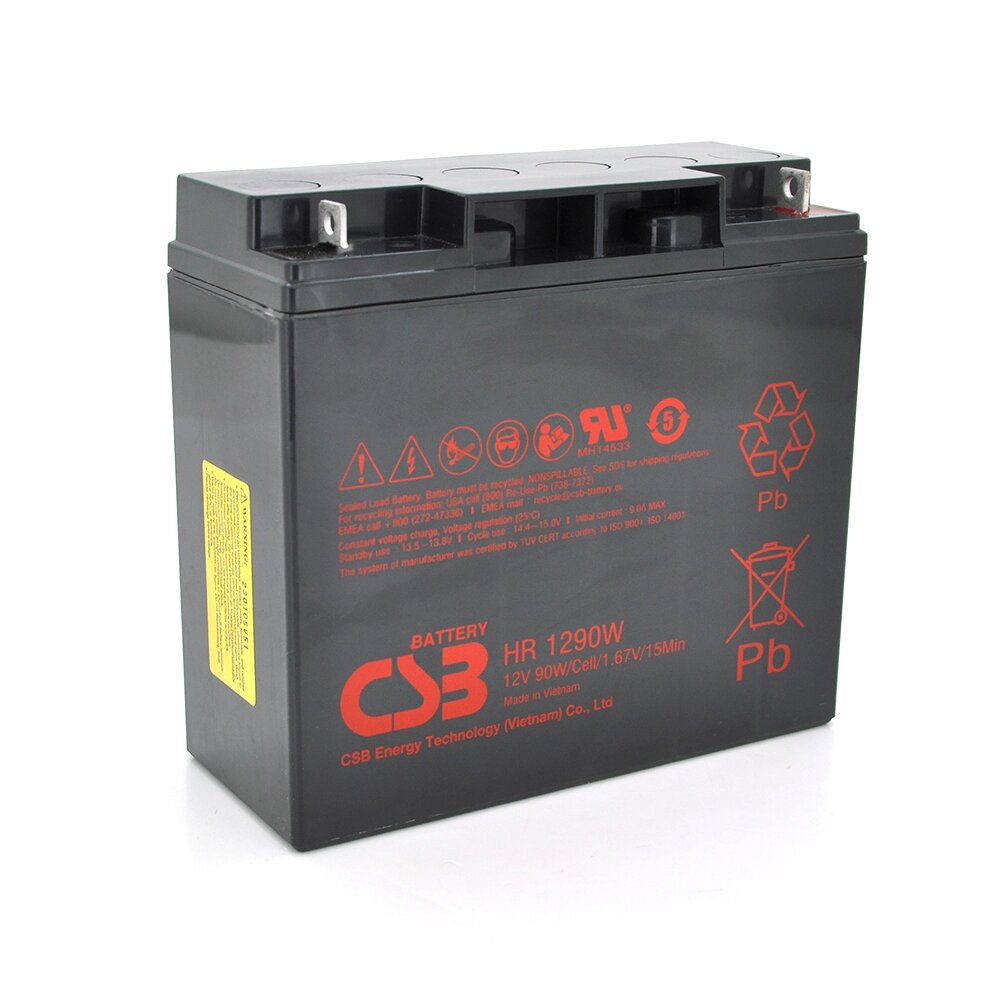 Акумуляторна батарея CSB HR1290W, 12V 18Ah ( 181х159х167мм ), Q4 від компанії АВТОСТИЛЬ - фото 1