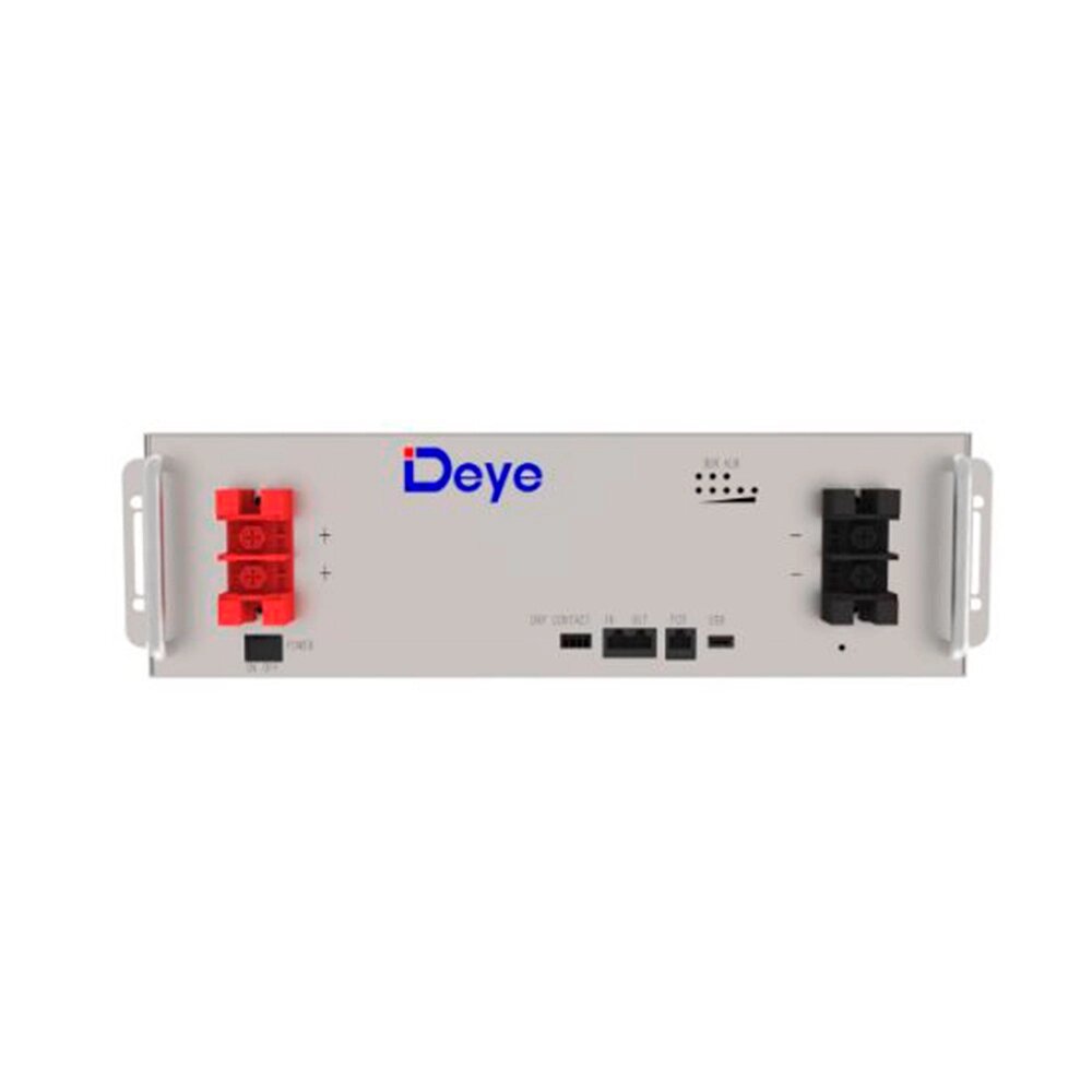 Акумуляторна батарея Deye LiFePO4 SE-G5.3 51.2V 104Ah,5,12kW, BMS50A@16S, до 32 parallel CAN/RS485, IP21, 6000Cycles від компанії АВТОСТИЛЬ - фото 1